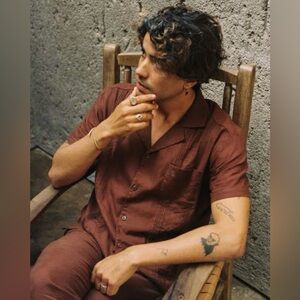 Dandy Del Mar Brisa Linen Cotton Camp Shirt